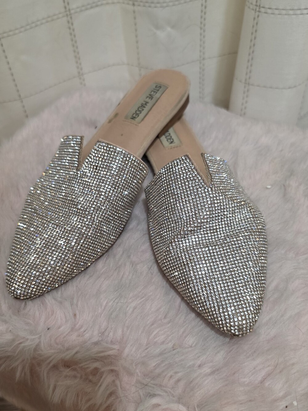 Steve Madden Ally Rhinestone Mule
